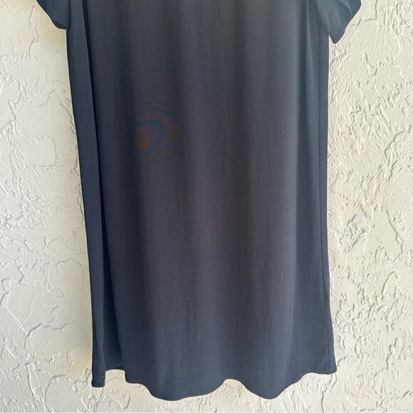 EILEEN FISHER Dress Women Medium Midi Boxy Minimalist Modest Tencel Lyocell - Picture 3 of 8